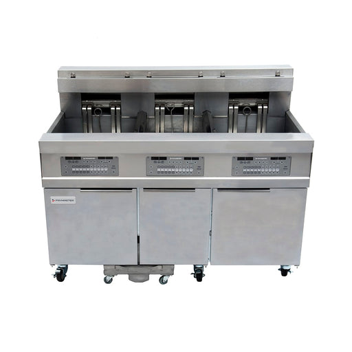 Frymaster 31814EF Electric Fryer - (3) 60 Lb Vats, Floor Model, 208v/3ph-cityfoodequipment.com