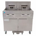 Frymaster 21814EF Electric Fryer - (2) 60 Lb Vats, Floor Model, 208v/3ph-cityfoodequipment.com