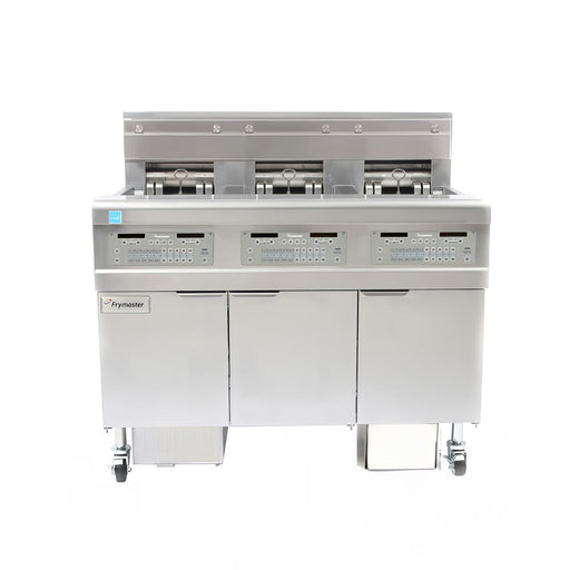 Frymaster FPEL314CA Electric Fryer - (3) 30 Lb Vats, Floor Model, 208v/1ph-cityfoodequipment.com