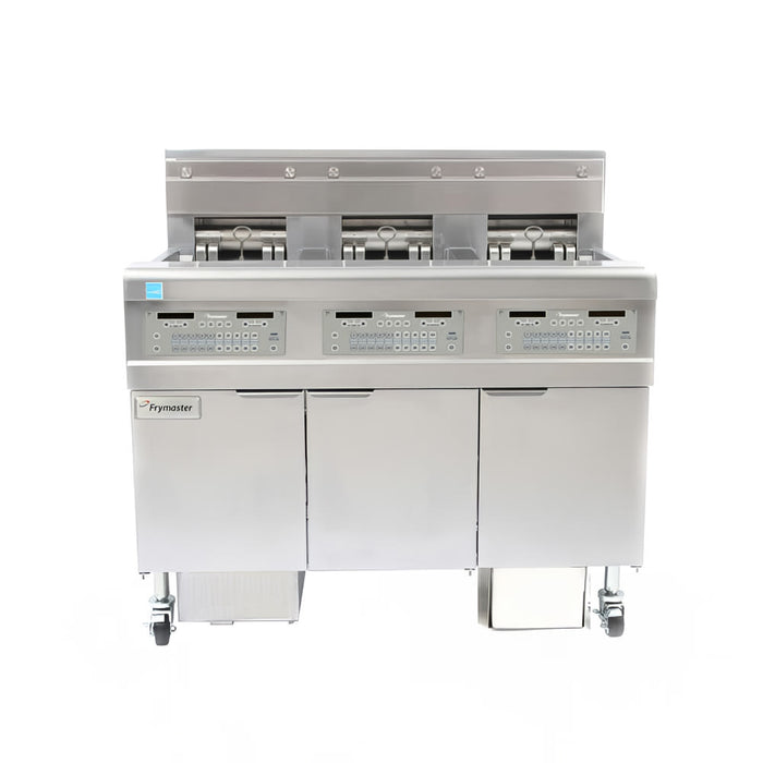 Frymaster FPEL314CA Electric Fryer - (3) 30 Lb Vats, Floor Model, 208v/1ph-cityfoodequipment.com