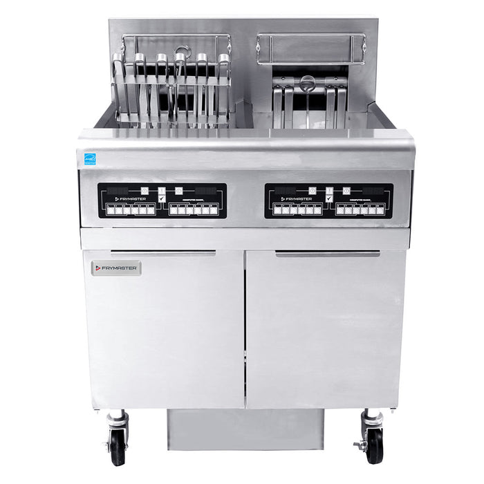 Frymaster FPRE214TC Electric Fryer - (2) 50 Lb Vats, Floor Model, 208v/1ph-cityfoodequipment.com