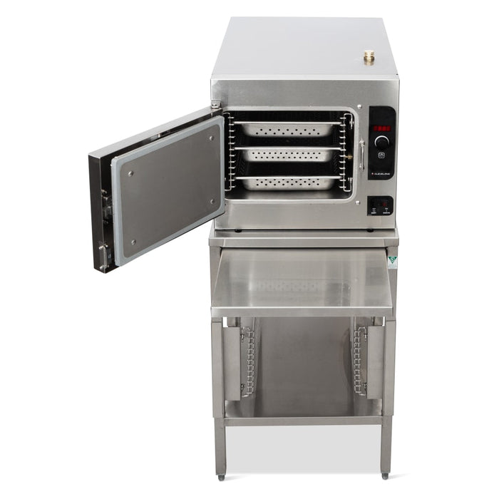 Cleveland 21CET8 Steamcraft® (3) Pan Convection Steamer - Countertop, 208v/1ph-cityfoodequipment.com