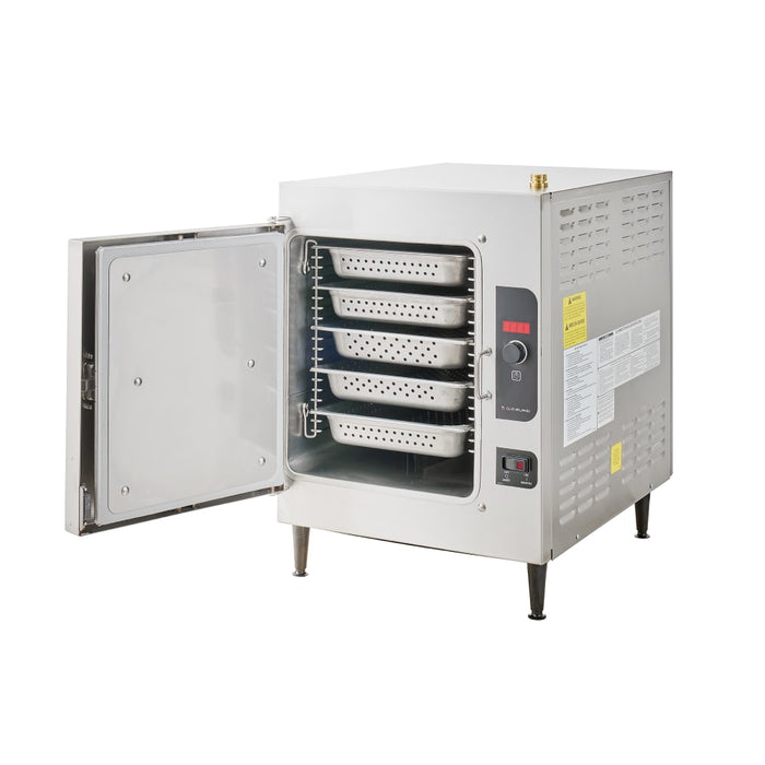 Cleveland 21CET16 Steamcraft® (5) Pan Convection Steamer - Countertop, 208v/3ph-cityfoodequipment.com