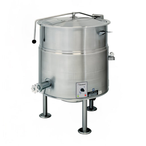 Cleveland KEL100 100 gal Steam Kettle - Stationary, 2/3 Jacket, 208v/3ph-cityfoodequipment.com