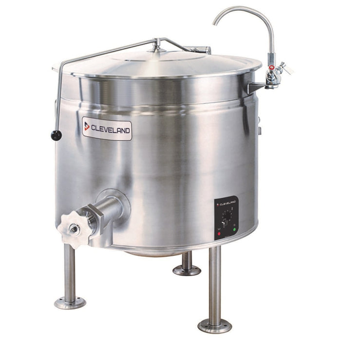 Cleveland KEL-40-SH 40 gal Steam Kettle - Stationary, Full Jacket, 208v/3ph-cityfoodequipment.com
