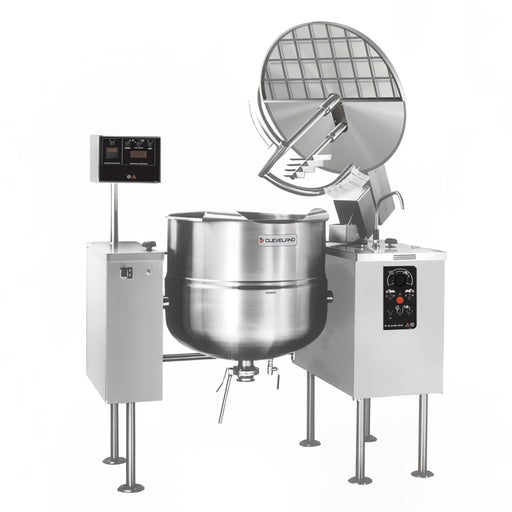 Cleveland MKDL60T 60 gal Steam Kettle - Power Tilt, 2/3 Jacket, Direct Steam-cityfoodequipment.com