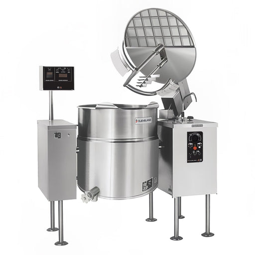 Cleveland MKEL40T 40 gal Steam Kettle - Power Tilt, 2/3 Jacket, 208v/3ph-cityfoodequipment.com