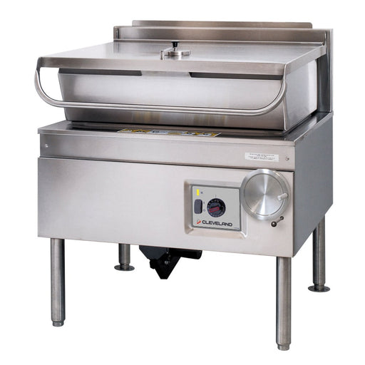 Cleveland SEL30TR 30 gal. Tilt Skillet - Open Base, Measurement Marks, Strainer, 240v/1ph-cityfoodequipment.com