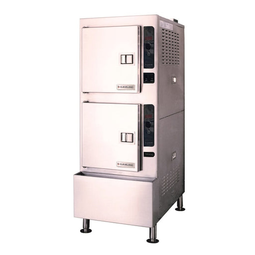 Cleveland 24CEA10.2 SteamCraft® Gemini™ (10) Pan Convection Steamer - Cabinet, 240v/3ph-cityfoodequipment.com