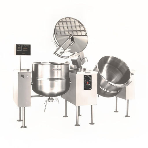 Cleveland TMKEL40T (2) 40 gal Steam Kettles - Power Tilt, 2/3 Jacket, 240v/3ph-cityfoodequipment.com