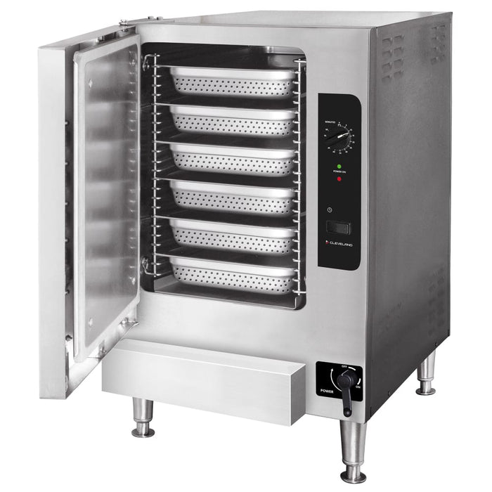 Cleveland 22CGT6.1 SteamChef™ (6) Pan Convection Steamer - Countertop, Liquid Propane-cityfoodequipment.com