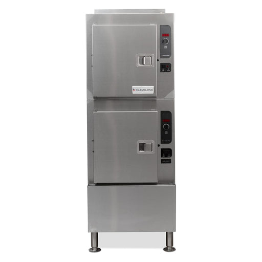 Cleveland 24CGA10.2 (10) Pan Convection Steamer - Cabinet, Descaling Port, Liquid Propane-cityfoodequipment.com