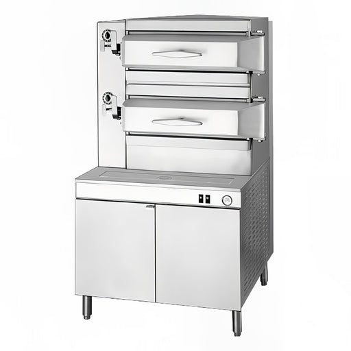 Cleveland PGM3002 (16) Pan Pressure Steamer - Cabinet, Liquid Propane-cityfoodequipment.com