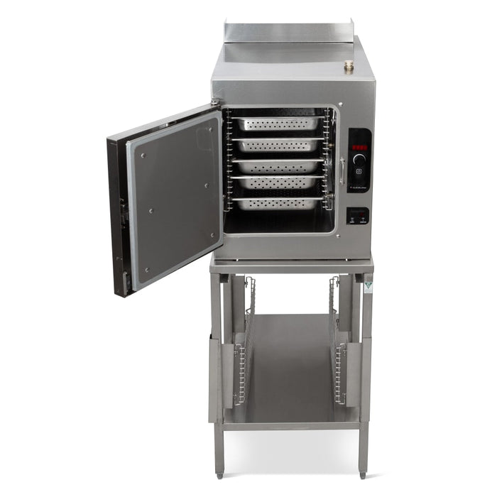 Cleveland 21CGA5 Steamcraft® (5) Pan Convection Steamer - Countertop, Natural Gas-cityfoodequipment.com