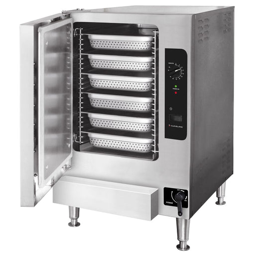 Cleveland 22CGT6.1 SteamChef™ (6) Pan Convection Steamer - Countertop, Natural Gas-cityfoodequipment.com