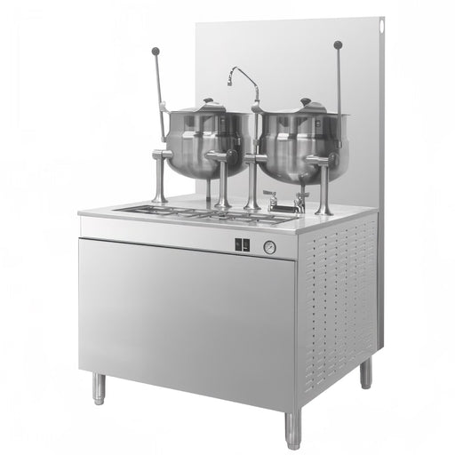 Cleveland 24GMK6200 6 gal Steam Kettle - Manual Tilt, 2/3 Jacket, Natural Gas-cityfoodequipment.com