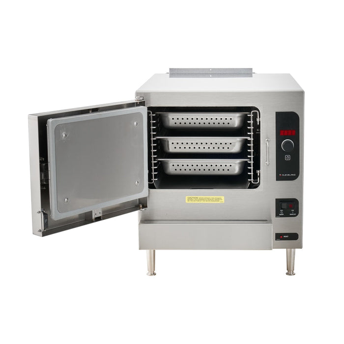 Cleveland 22CGT3.1 SteamChef™ (3) Pan Convection Steamer - Countertop, Natural Gas-cityfoodequipment.com