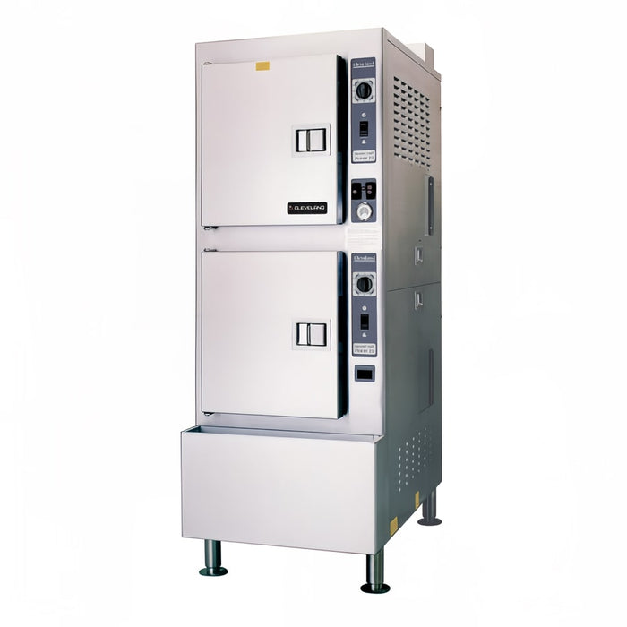 Cleveland 24CDP10 (10) Pan Convection Steamer - Cabinet, Direct Steam-cityfoodequipment.com