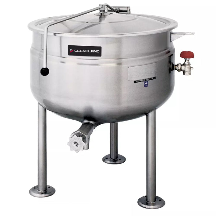 Cleveland KDL125F 125 gal Steam Kettle - Stationary, Full Jacket, Direct Steam-cityfoodequipment.com