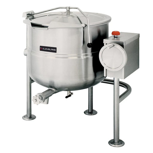 Cleveland KDL125T 125 gal Steam Kettle - Manual Tilt, 2/3 Jacket, Direct Steam-cityfoodequipment.com