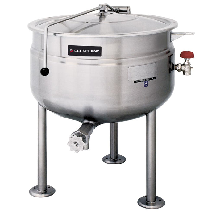 Cleveland KDL-40 40 gal Steam Kettle - Stationary, 2/3 Jacket, Direct Steam-cityfoodequipment.com