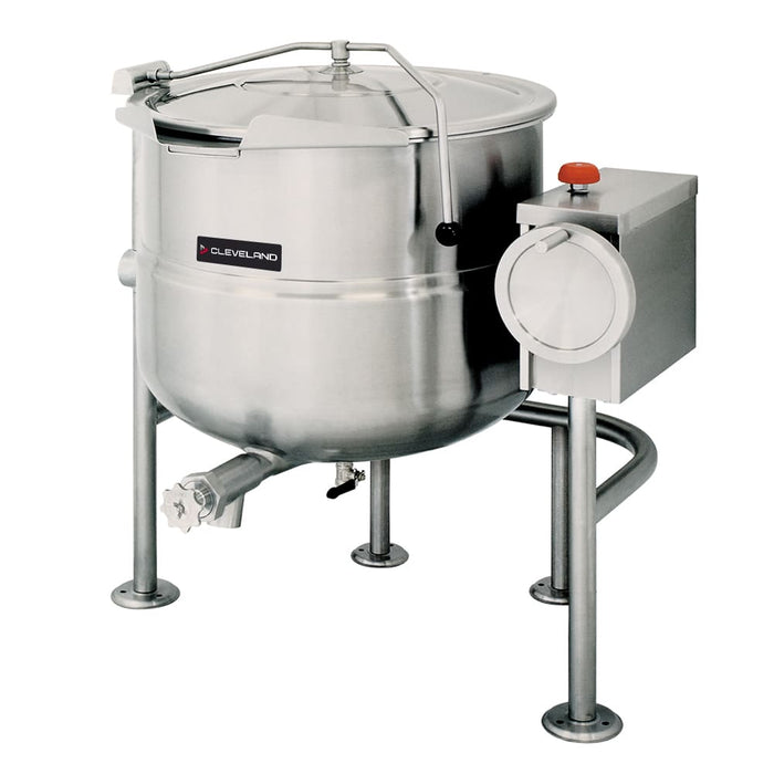 Cleveland KDL-80-T 80 gal Steam Kettle - Manual Tilt, 2/3 Jacket, Direct Steam-cityfoodequipment.com