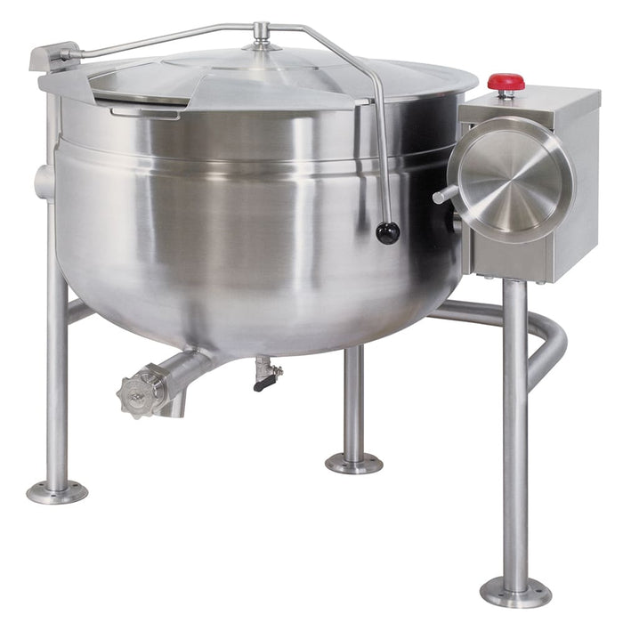 Cleveland KDL80TSH 80 gal Steam Kettle - Manual Tilt, Full Jacket, Direct Steam-cityfoodequipment.com