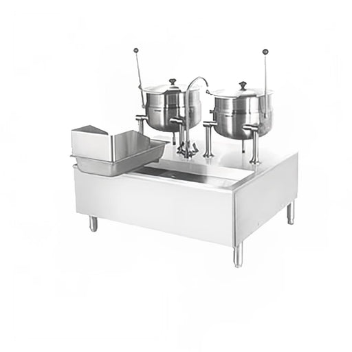 Cleveland SD760K12 12 gal Steam Kettle - Manual Tilt, 2/3 Jacket, Direct Steam-cityfoodequipment.com