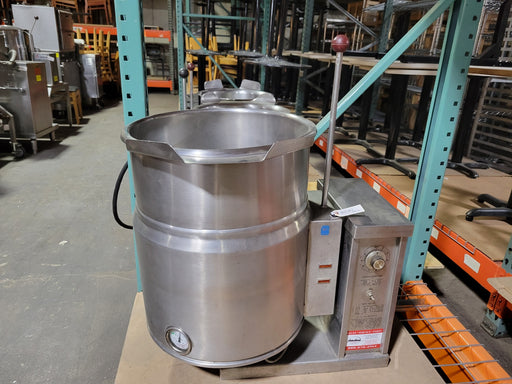 Crown Steam EC-10 10 gal. Steam Kettle - Manual Tilt, 2/3 Jacket, 208v/1ph-cityfoodequipment.com