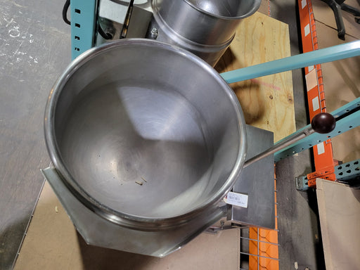 Crown Steam EC-10 10 gal. Steam Kettle - Manual Tilt, 2/3 Jacket, 208v/1ph-cityfoodequipment.com