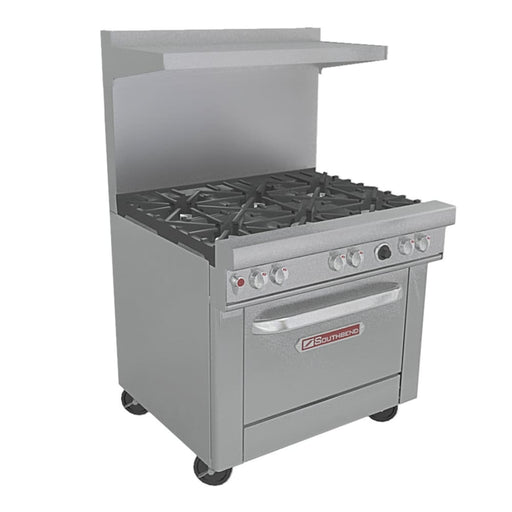 Southbend 4361D 36" 6-Burner Gas Range, Liquid Propane-cityfoodequipment.com