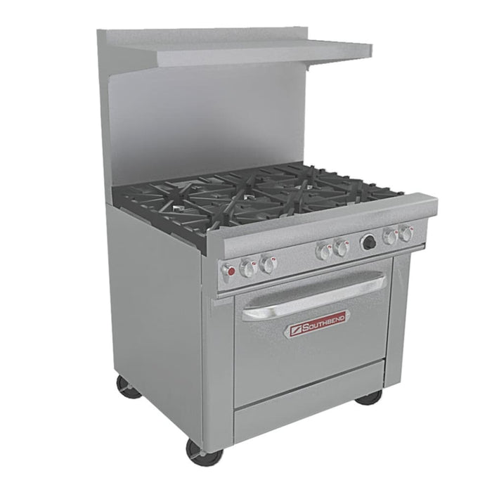 Southbend 4361D 36" 6-Burner Gas Range, Liquid Propane-cityfoodequipment.com