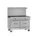 Southbend 4483EE-2GL 48" 4 Burner Gas Range W/ Griddle & (2) Space Saver Ovens, Natural Gas-cityfoodequipment.com