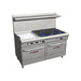 Southbend 4606AA-2TL 60" 5 Burner Gas Range W/ Griddle & (2) Convection Ovens, Liquid Propane-cityfoodequipment.com
