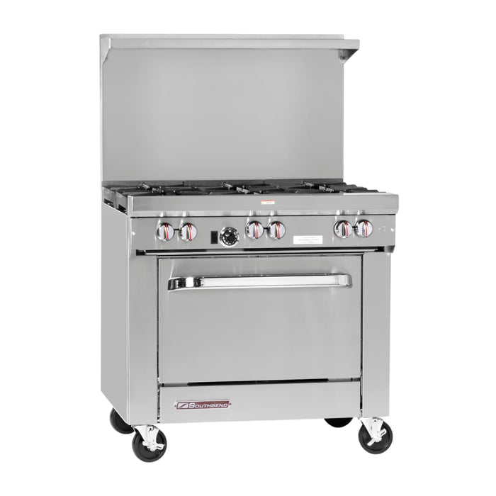 Southbend S36D-3T 36" Gas Range W/ Full Griddle & Standard Oven, Natural Gas-cityfoodequipment.com