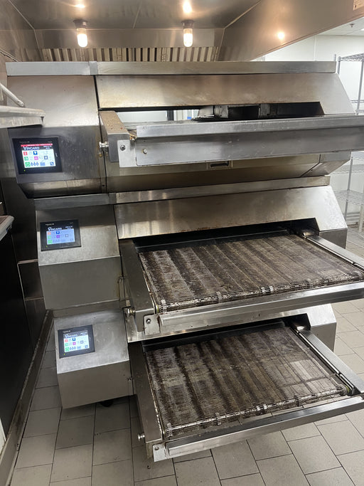 Picard Hot Rocks HR-70-33 , 3 Deck Gas Pizza Conveyor Pizza Oven-cityfoodequipment.com