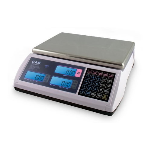 CAS S2000 JR 30 Lb Price Computing Scale, LCD Display-cityfoodequipment.com