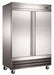 Compass SD54R - 54" Two Section Reach In Refrigerator, (2) Solid Doors, 115v-cityfoodequipment.com