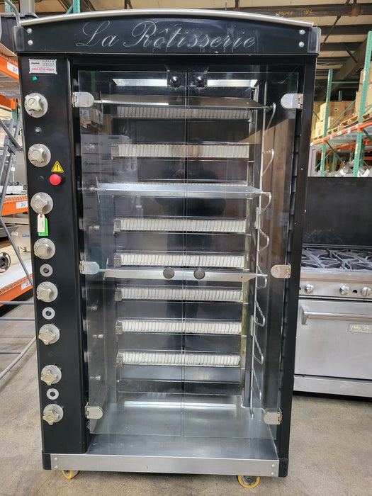 Doregrill MAG Series Gas 8 Spit Rotisserie w/ 40 Bird Capacity, Natural Gas-cityfoodequipment.com