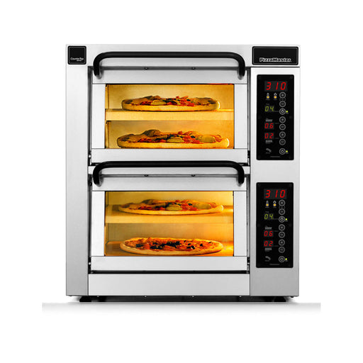 PizzaMaster 400 Series Countertop Double Multi-Purpose Deck Oven - 208v (PM 402ED-2)-cityfoodequipment.com