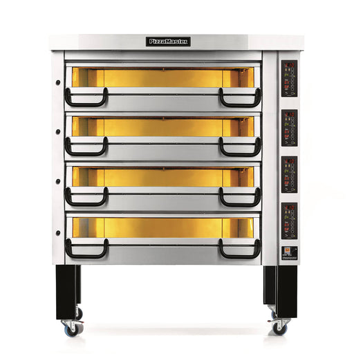 PizzaMaster 900 Series Floor Model Quadruple Mult-Purpose Deck Oven - 208v (PM 934ED)-cityfoodequipment.com