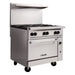 Vulcan 36S-6B 36" 6 Burner Gas Range W/ Standard Oven, Liquid Propane-cityfoodequipment.com