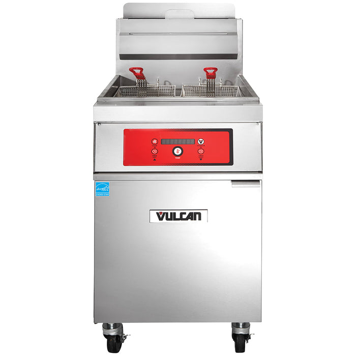 Vulcan 1TR65D Gas Fryer - (1) 70 Lb Vat, Floor Model, Natural Gas-cityfoodequipment.com