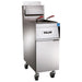 Vulcan 4TR65AF Gas Fryer - (4) 70 Lb Vats, Floor Model, Natural Gas-cityfoodequipment.com