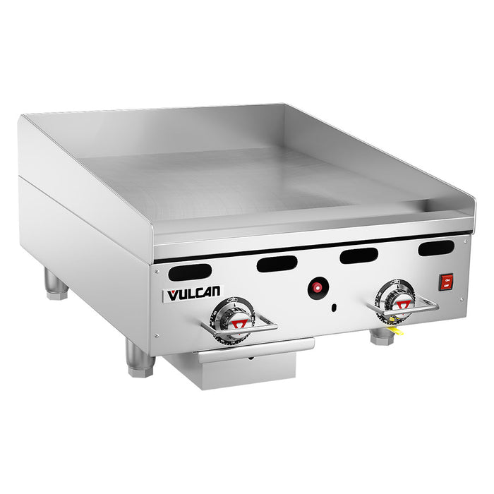 Vulcan 924RX 24" Gas Griddle W/ Thermostatic Controls - 1" Steel Plate, Liquid Propane-cityfoodequipment.com