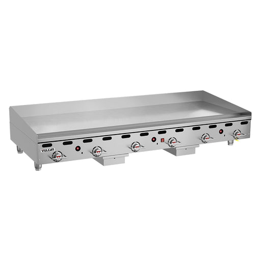 Vulcan 972RX 72" Gas Griddle W/ Thermostatic Controls - 1" Steel Plate, Natural Gas-cityfoodequipment.com
