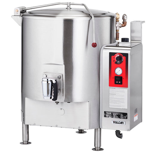 Vulcan GL80E 80 Gal Steam Kettle - Stationary, Full Jacket, Natural Gas-cityfoodequipment.com
