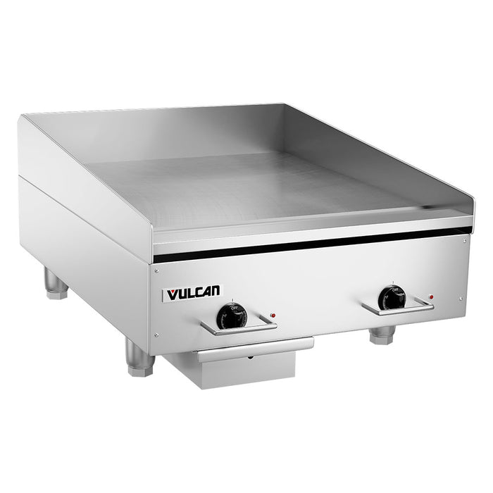 Vulcan HEG24E 24" Electric Griddle W/ Thermostatic Controls - 1/2" Steel Plate, 208v/1ph-cityfoodequipment.com