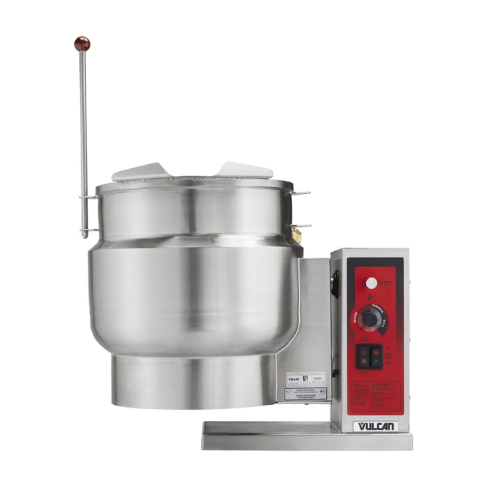 Vulcan K12ETT 12 Gal. Steam Kettle - Manual Tilt, 2/3 Jacket, 240v/3ph-cityfoodequipment.com