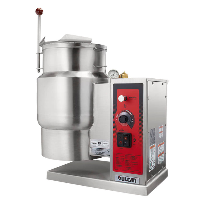 Vulcan K6ETT 6 Gal. Steam Kettle - Manual Tilt, 2/3 Jacket, 208v/1ph-cityfoodequipment.com
